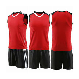 Conjunto de equipo de voleibol, camiseta sin mangas con pantalones cortos, diseño cómodo - Product Image 3