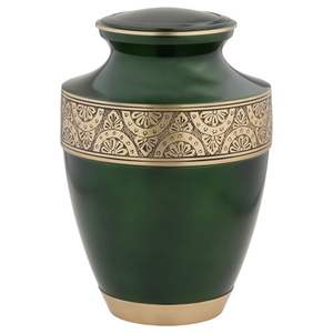 Urnas de cremación altamente decorativas Diseño superior decorativo de metal de urnas de cremación de metal a un precio razonable - Product Image 6