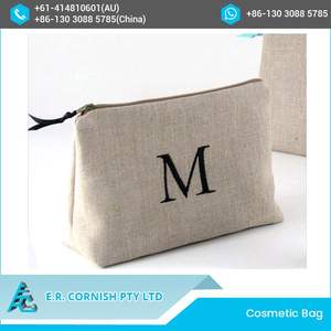 2020 New Arrival Modern Design Personalized <b>Small</b> Cotton Organic Handy Cosmetic Zip <b>Bag</b> - Product Image 3