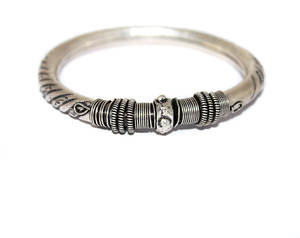 โบราณวินเทจเงินออกแบบ925แข็งเงินสเตอร์ลิงกำไลข้อมือออกซิไดซ์เครื่องประดับสำหรับผู้ค้าส่ง - Product Image 4