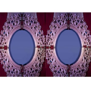 Indian Wedding Reception Decor <b>Backdrop</b> Frame Wedding Stage Decor <b>Gold</b> Round <b>Backdrop</b> Round Wedding Stage Fiber Carved Panel - Product Image 1