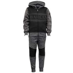 ชุดวอร์มหนังสำหรับผู้ชายชุดวิ่งจ๊อกกิ้งทำจากขนแกะออกแบบโลโก้ได้ตามต้องการ - Product Image 1