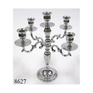 Metal Decorative Candle Holder with Polish Plated Candle Stand for Home Wedding Festival <b>Lighting</b> Decoration - Product Image 2