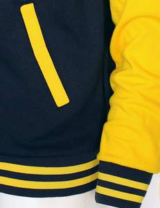 Varsity แจ็คเก็ตเบสบอลผู้ชาย,แจ็คเก็ตลำลองแขนยาวพิมพ์ลาย - Product Image 5