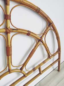 2-seater หัวเตียง Rotin และไม้ไผ่-Bedhead สำหรับเตียงคู่หวายและไม้ไผ่ - Product Image 5