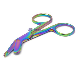 Tijeras de vendaje Lister de alta calidad médica de acero inoxidable 3,5 "Multi Color Rainbow Shear - Product Image 2