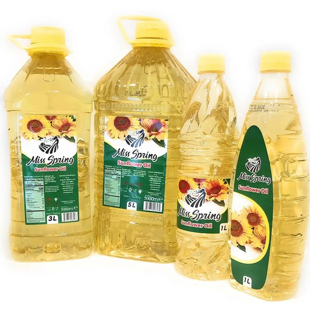 Aceite comestible/Aceite de cocina de girasol refinado 100%