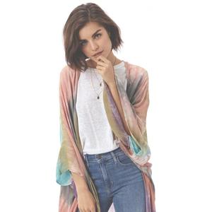 Robe de plage de luxe pour femmes, tenue d'été style boho, bon marché, manches courtes, ouvert devant, kimono décontracté et élégant, 2022 - Product Image 2