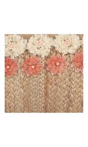 กระเป๋าถือสานทรงซองจดหมายแบบโบฮีเมียนสำหรับผู้หญิง ฤดูร้อน ขนาดใหญ่ มีซิป ใส่เหรียญได้ ทำด้วยมือ พร้อมพู่ห้อย - Product Image 3