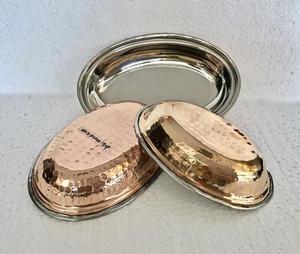 King แผ่นทองแดงที่มีคุณภาพสูง,จานเสิร์ฟทองแดงแบบตอกพร้อมแผ่นทองแดงจานเสิร์ฟอาหาร - Product Image 1