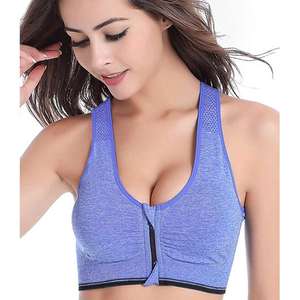 Pantalon décontracté costume OEM pour femmes dos nu Yoga vêtements de sport crop top soutien-gorge de sport à maintien élevé sans couture soutien-gorge de sport avec logo personnalisé - Product Image 2