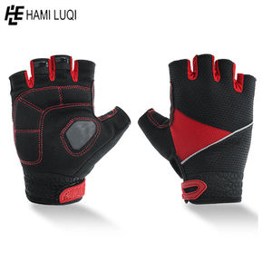 Unisex Customized Half-Finger <b>Gym</b> Gloves Leather Spandex <b>Weight</b> Lifting Gloves for Fitness Sports Competition Men and Women - Product Image 6