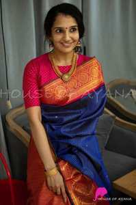 Tissage traditionnel en soie Kanjivaram, sarre, à volants, avec palette riche, nouvelle collection 2020 - Product Image 3