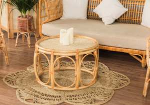 Nouvelle table d'appoint en rotin 2020 / Table basse en rotin Décoration vietnamienne pour la maison - Product Image 6