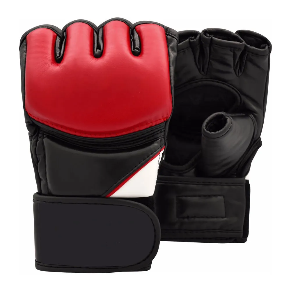 Gants de boxe Muay Thai gagnants avec logo personnalisé en gros et gants de boxe MMA UFC en cuir jumeaux pour hommes et femmes