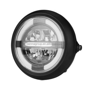 7,5 pulgadas <span class=keywords><strong>de</strong></span> la motocicleta luz <span class=keywords><strong>de</strong></span> conducción Cafe Racer Faro <span class=keywords><strong>de</strong></span> buena calidad faro - Product Image 2