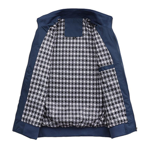 Chaqueta de Motociclista para Hombre, Corte Ajustado, Estampado Verde, Cuello Alto, Cierre de Cremallera, Estilo Casual, Material de Poliéster, Impermeable - Product Image 6