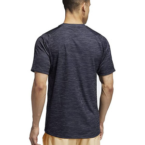 Camiseta ajustada de color liso unisex con tela transpirable para uso diario Camiseta atlética Dry Fit para hombre - Product Image 2