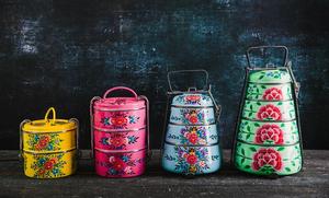 Tiffin-fiambrera de acero inoxidable a prueba de fugas, caja de almuerzo para mantener la comida - Product Image 2