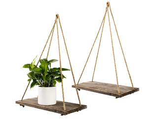 <b>Macrame</b> Wall Hanging Shelf Rope <b>Macrame</b> Planter Hanger Wall <b>Art</b> Decor - Product Image 1