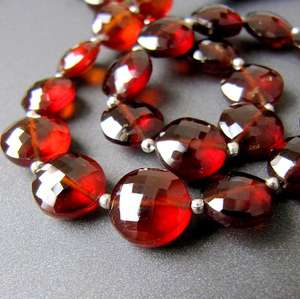 Precio al por mayor calibrado corte facetado granate rodolita rojo cuentas amarillo piedras preciosas naturales collar pulsera joyería - Product Image 3