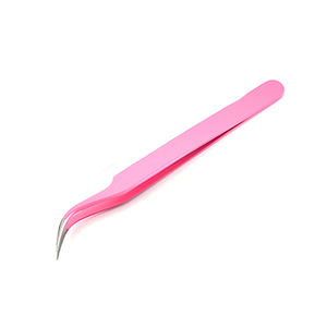 Pince à épiler pour faux-cils, taille plus, Logo personnalisé, accessoires pour extensions de cils - Product Image 4