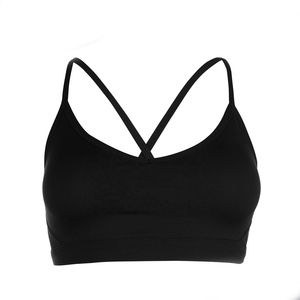 Conjunto de sujetador deportivo rojo Reversible para mujer, chaleco acolchado y ropa deportiva para gimnasio, sujetador de talla grande con soporte medio para correr - Product Image 2