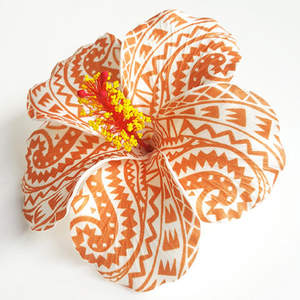 Sunne ผ้าโพลีเอสเตอร์โฟมทำมือคุณภาพสูงในเขตร้อนดอกไม้ Hawaiian Hibiscus เครื่องประดับแฟชั่น15สีพิเศษ - Product Image 3