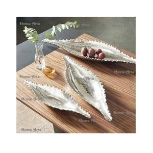 Ensemble de 2 bols décoratifs couleur argent Bol de service à dessert en aluminium de la plus grande qualité du fabricant en Inde - Product Image 4