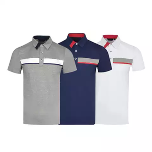 Polo Unisex de alta calidad con cuello en V, camiseta transpirable, tela antibolitas, antimanchas, de talla grande, informal, diseño informal sólido - Product Image 2