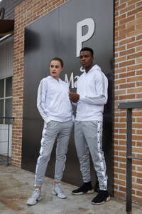 Survêtements d'hiver personnalisables pour hommes, femmes et couples, échantillon gratuit, vente en gros, 100% coton molletonné, pour la gym et la course à pied - Product Image 3