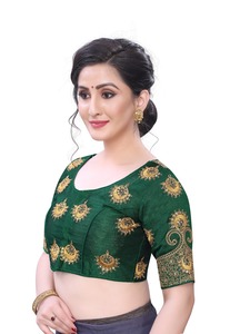 Fancy Designer Ready to Wear Indian Women's Embroidery Stone Work Tops Blouses Party Wear Wedding Latest Ladies Wear Blouse Alphanumero - Product Image 5