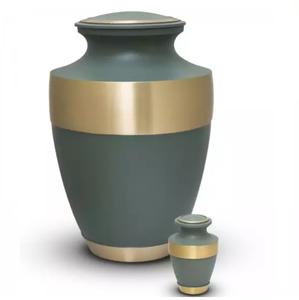 Urnas de cremación de latón hechas a mano con diseño moderno y único al por mayor, suministros funerarios para cenizas humanas disponibles, venta competitiva - Product Image 6