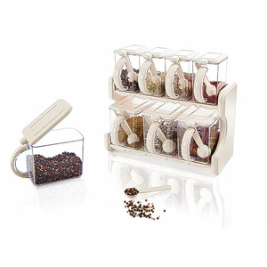 plastic Spice Jar Set Great for E Commerce, Amazon, Shopify