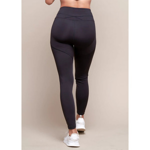 Leggings Personalizados de Cintura Alta con Efecto Push-Up en Color Negro - Product Image 5
