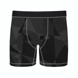 กางเกงในบ็อกเซอร์พิมพ์ลายสับปะรดสำหรับผู้ชายกางเกงขาสั้นผ้าโพลีเอสเตอร์ถักระบายอากาศปรับแต่งได้ - Product Image 3