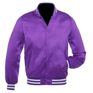 OEM Custom High Quality Chenille Embroidery Leather Sleeves Baseball Bomber Letterman Varsity <b>Jacket</b> - Product Image 1