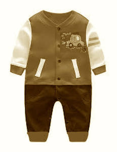 Pelele de algodón y LICRA unisex para recién nacidos, estilo veraniego para bebés, niños y niñas, surtido al azar con cierre de botón a presión - Product Image 4