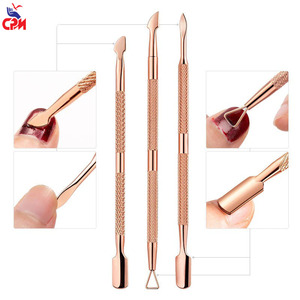 Premium Stainless Steel Nail Pusher And Nail Polish Remover Professional <b>Cuticle</b> Care Manicure Pedicure Grooming <b>Tool</b> - Product Image 6