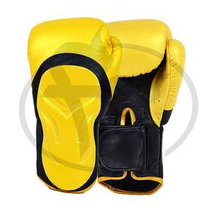 Guantes de boxeo diseño personalizado de cuero de piel de vaca al por mayor - Product Image 2
