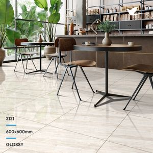 Vente chaude de carreaux de céramique émaillés, carreaux de sol brillants dans des designs de premier plan avec une taille de 600x600 600x1200, céramique discontinue - Product Image 3