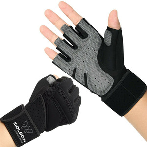Gants de gymnastique Exercice d'haltérophilie Femmes Anti Slip Respirant Hommes Femmes Half Finger Weight Lifting Workout Gym Fitness Gloves. - Product Image 4