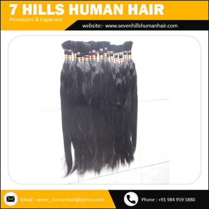 Extensions de cheveux humains Remy de haute qualité couleur naturelle origine indienne pour l'approvisionnement en vrac - Product Image 4