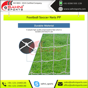 Filet de but de football ProShield UV résistant aux intempéries, filet de but de football MaxKnot tressé en PP, filet de football UltraGuard tressé en PP - Product Image 4