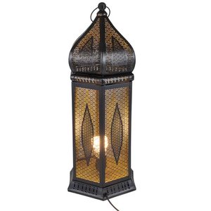 Lampe lanterne de Table en métal Oriental, noir et or, Style marocain, fait à la main, de très bonne qualité, nouveauté 2020 - Product Image 2