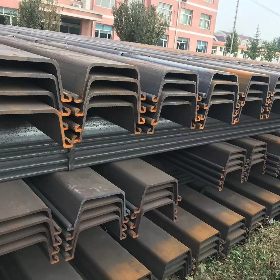 Tianjin Steel Factory Supply Blech pfahl Stahl Preis von Stahlblech pfahl Typ 2