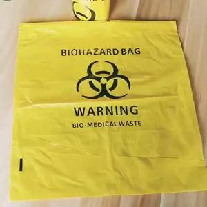 Sac poubelle écologique en plastique PE-BD imprimé avec logo personnalisé pour fournisseurs médicaux et hôpitaux - Product Image 2