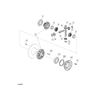 ชิ้นส่วนรองแทรคเตอร์ R240071 วัสดุเหล็กที่มีความแม่นยำ เหมาะสำหรับการประกอบ อุปกรณ์การเกษตร การซ่อมแซม และการบำรุงรักษา - Product Image 4
