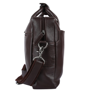 Bolso ejecutivo de cuero genuino Napa de vaca, elegante, de Leo Torresi, para portátil, para hombres y mujeres - Product Image 4