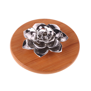 Tapa para tarros de vela a granel, embalaje de materiales auxiliares, respetuoso con el medio ambiente, de bambú redondo, de alta calidad, tamaño personalizado gratis - Product Image 5